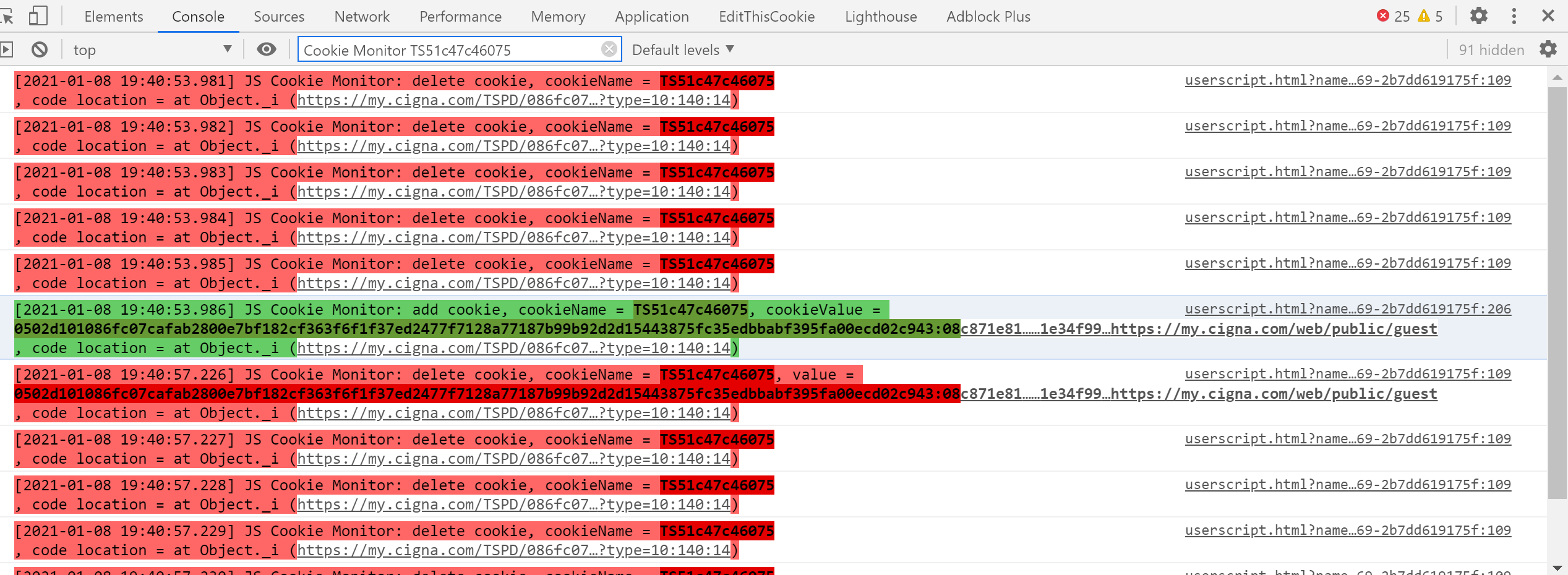 监控、定位JavaScript操作cookie - 11544wwwq_UltraDebug