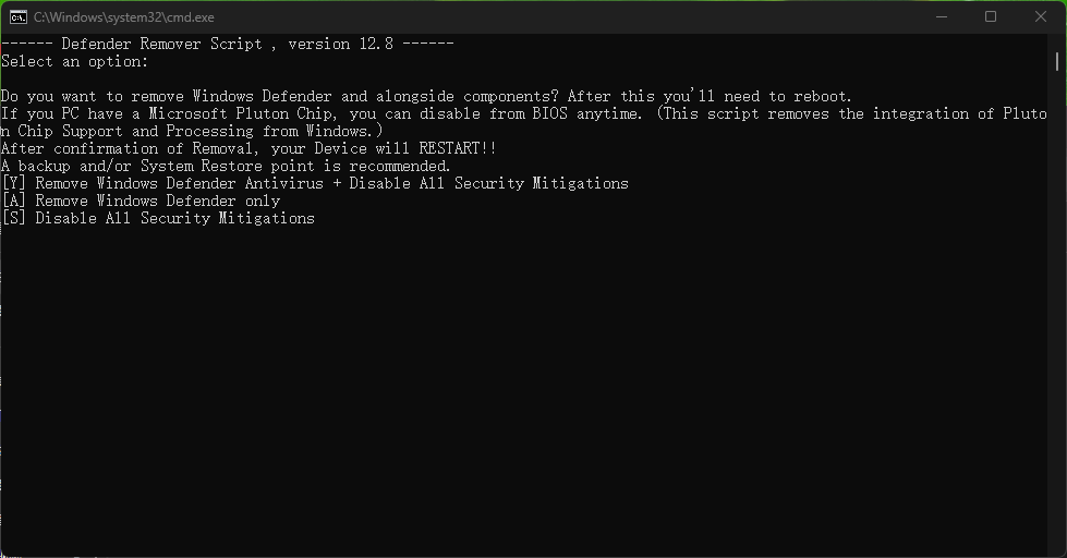 彻底删除，删除Windows自带杀毒软件Windows_Defender，Defender Remover v12.8.1 - ultradebug_UltraDebug